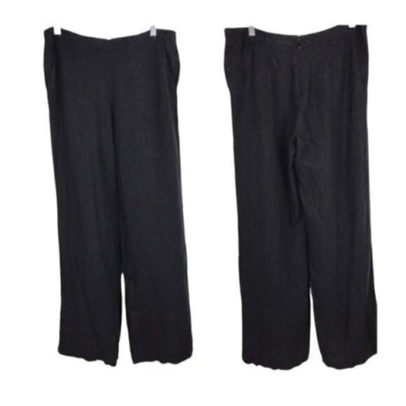 CABI 100% linen wide leg trousers sz 8 style #335 - Picture 1 of 7